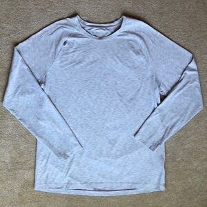 Rhone Men’s XL Light Gray Long Sleeve Shirt